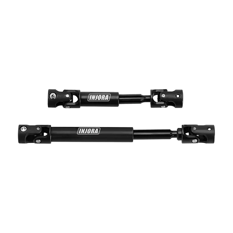 INJORA Hardened Steel Drive Shafts for 1/18 TRX4M High Trail K10 F150 - 4M-84BK