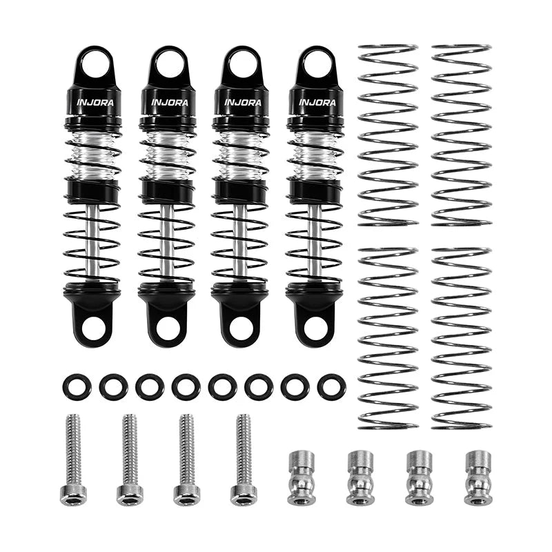 INJORA 26mm Aluminum Oil Shocks for 1/30 Axial SCX30 - SCX30-08BS