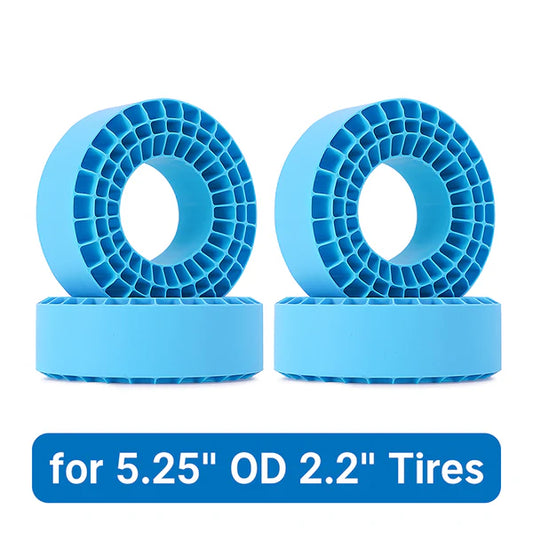 INJORA Silicone Rubber Inserts for 2.2" (132-134mm 5.25" OD) Tires (2202) - DGT-2202BL