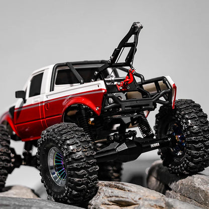 INJS2065-360-115BK INJORA Tow Truck Crane Kit & INJS2065-360 Winch Servo for 1/18 TRX4M