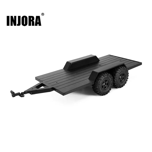 AX-TC09 INJORA Utility Plastic Trailer with Hitch for 1/18 RC Crawler