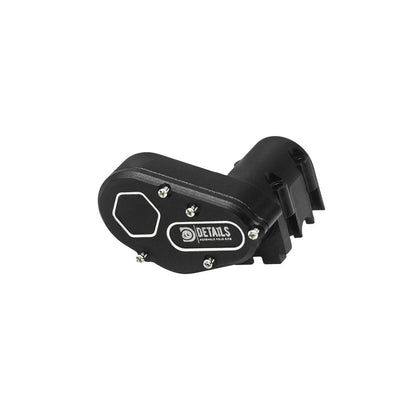 Houston RC SCX30 Aluminum Transmission (Black) with cover - DTSCX3001BL