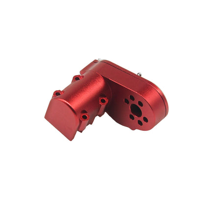 Houston RC SCX30 Aluminum Transmission (Red) with cover - DTSCX3001R
