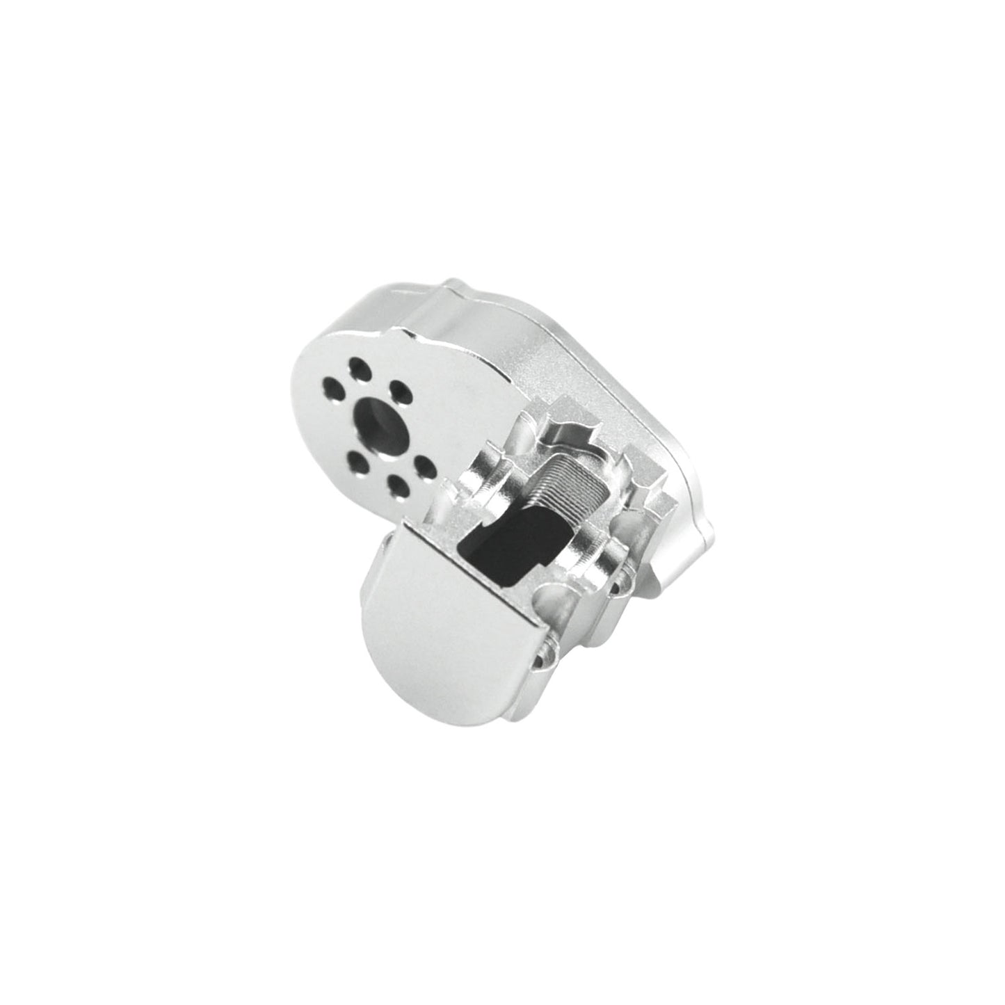 Houston RC SCX30 Aluminum Transmission (Silver) with cover - DTSCX3001S