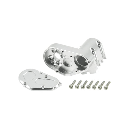 Houston RC SCX30 Aluminum Transmission (Silver) with cover - DTSCX3001S