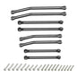 Houston RC SCX30 Aluminum Links (Black) 8pcs - DTSCX3018BL