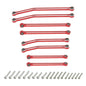 Houston RC SCX30 Aluminum Links (Red) 8pcs - DTSCX3018R