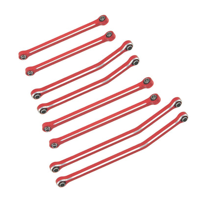 Houston RC SCX30 Aluminum Links (Red) 8pcs - DTSCX3018R