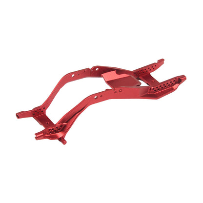 Houston RC SCX30 Aluminum Chassis (Red) w/magnetic mounts for bodies - DTSCX3021R