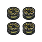 Houston RC SCX30 HEAVY Weighted 0.7" Brass Wheels - 8 Hole Design - DTSCX3024