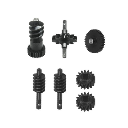 Houston RC SCX30 Gears (for Transmission and Axle), Carbon Steel 8pcs/set for HRC Aluminum Transmission - DTSCX3031