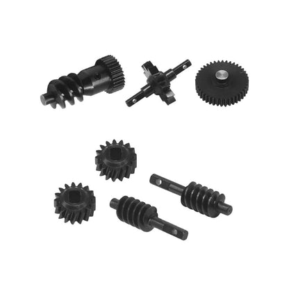 Houston RC SCX30 Gears (for Transmission and Axle), Carbon Steel 8pcs/set for HRC Aluminum Transmission - DTSCX3031