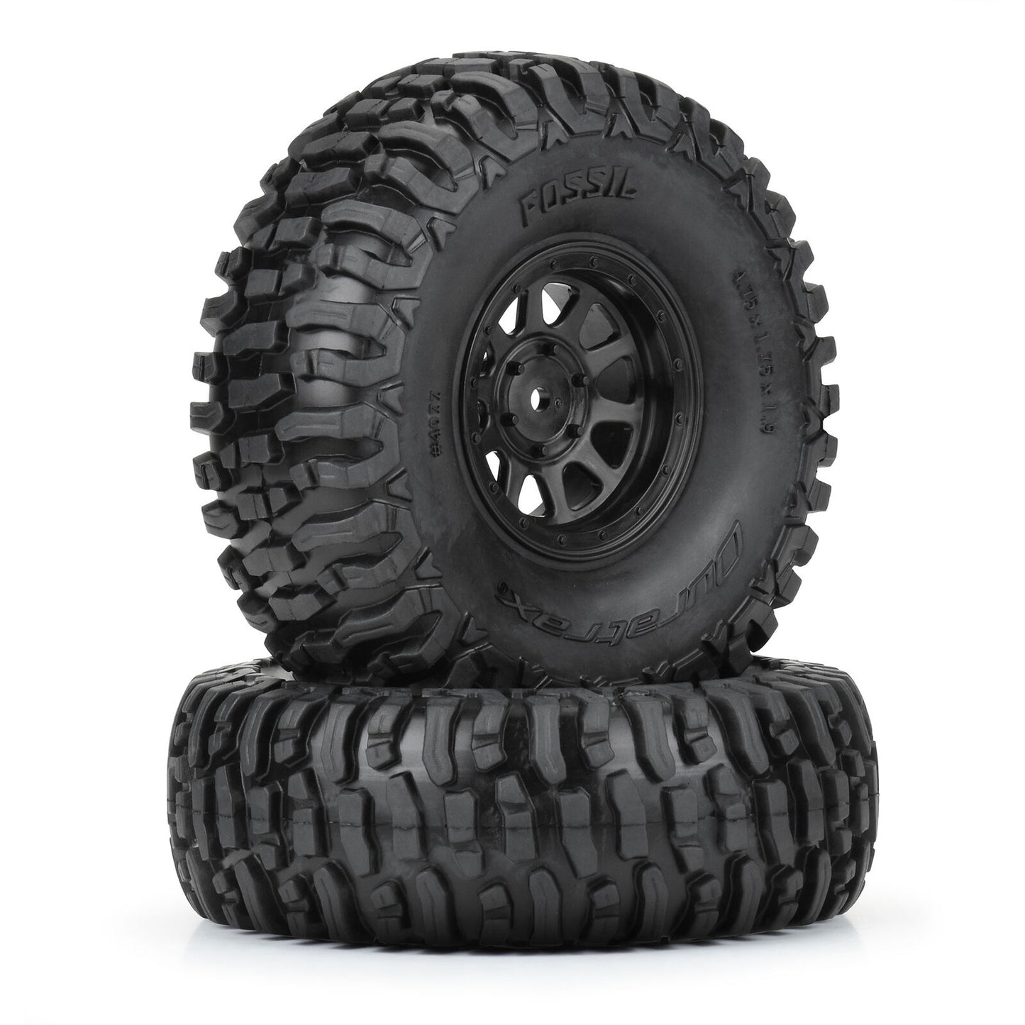 1/10 Fossil Font/Rear 1.9" Crawler Tires MTD 12mm Black Kodiak (2) - DTX407710