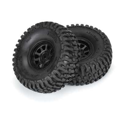 1/10 Fossil Font/Rear 1.9" Crawler Tires MTD 12mm Black Kodiak (2) - DTX407710