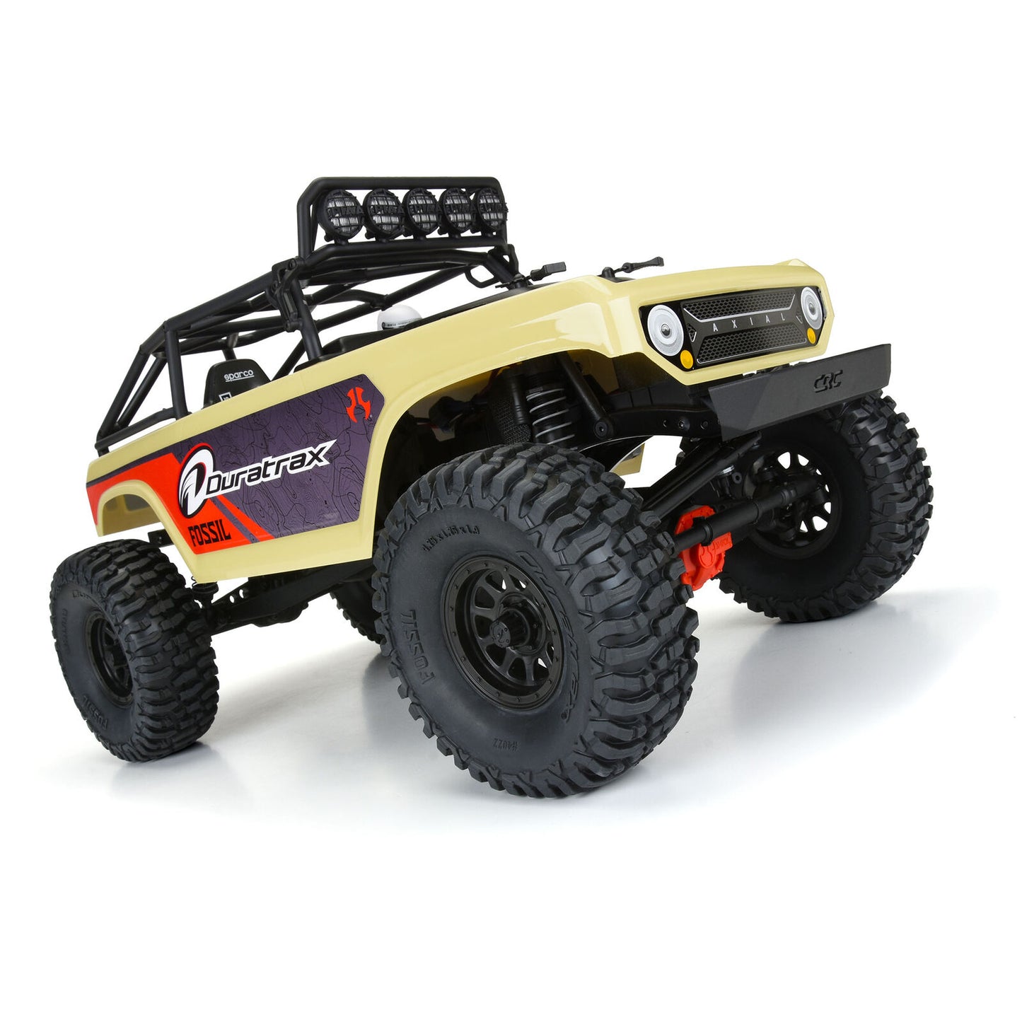 1/10 Fossil Font/Rear 1.9" Crawler Tires MTD 12mm Black Kodiak (2) - DTX407710