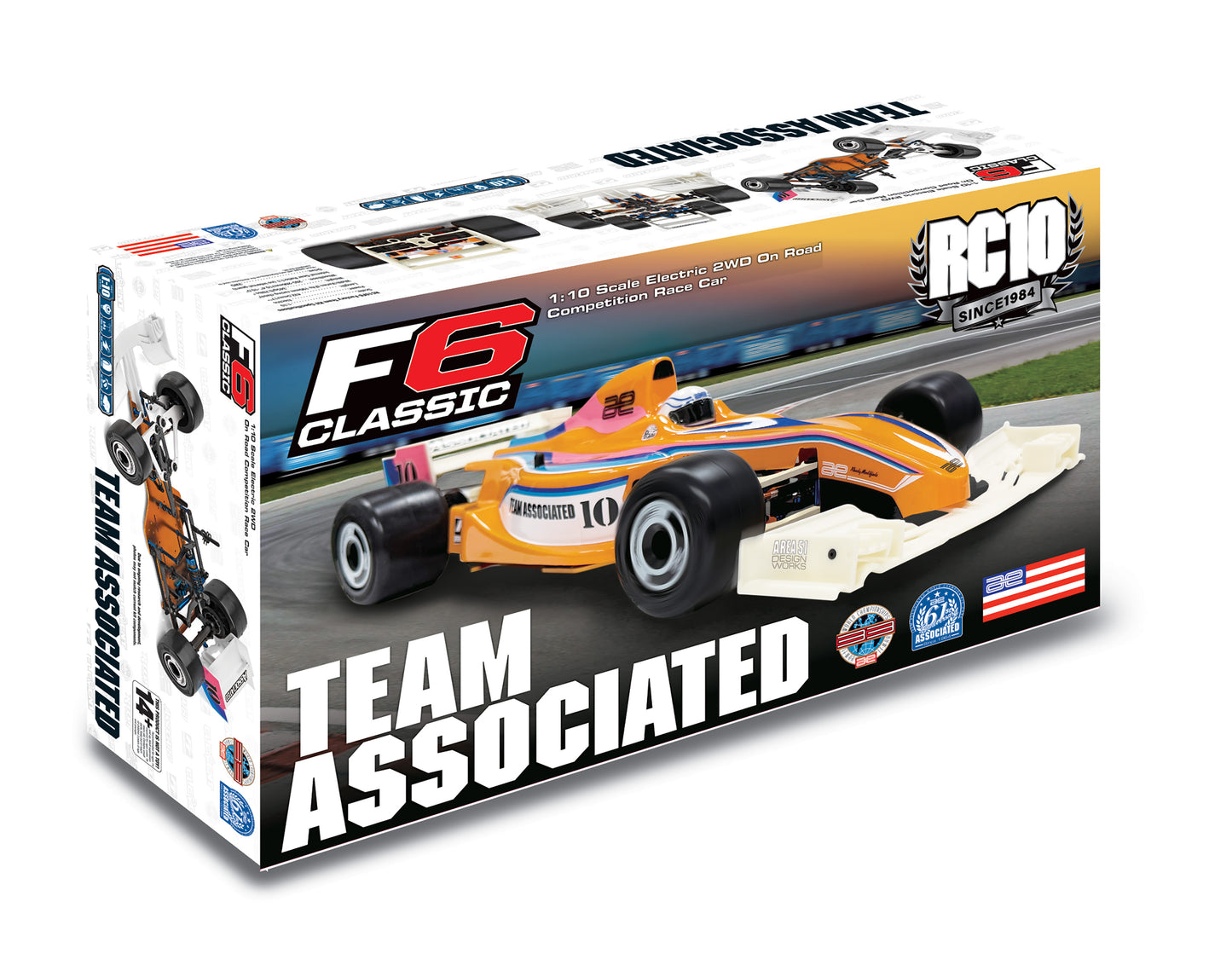 RC10 F6 Classic Kit - 1/10 Formula One OnRoad Competition Kit #8024