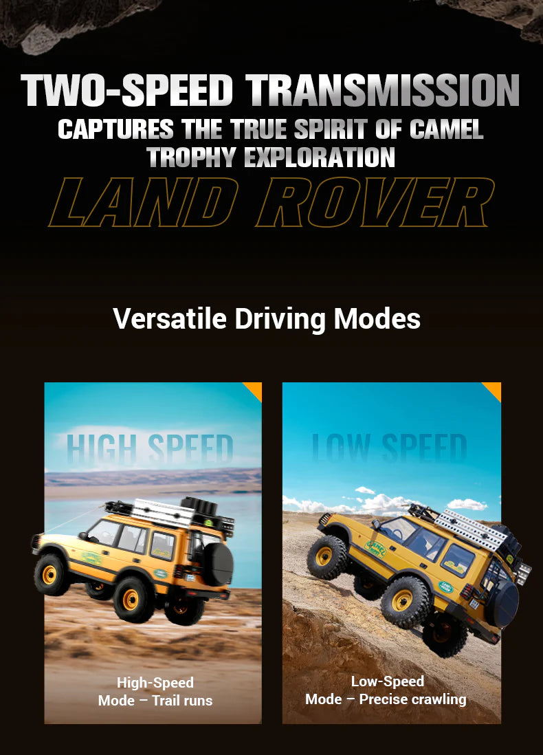 FMS FCX10 Land Rover Camel Trophy Edition RS - Discovery