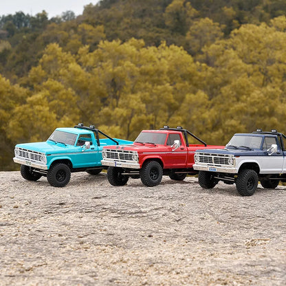 FMS FCX18 II 1:18 Ford F-100 RTR Brushed (Red) - 118L01BDRD