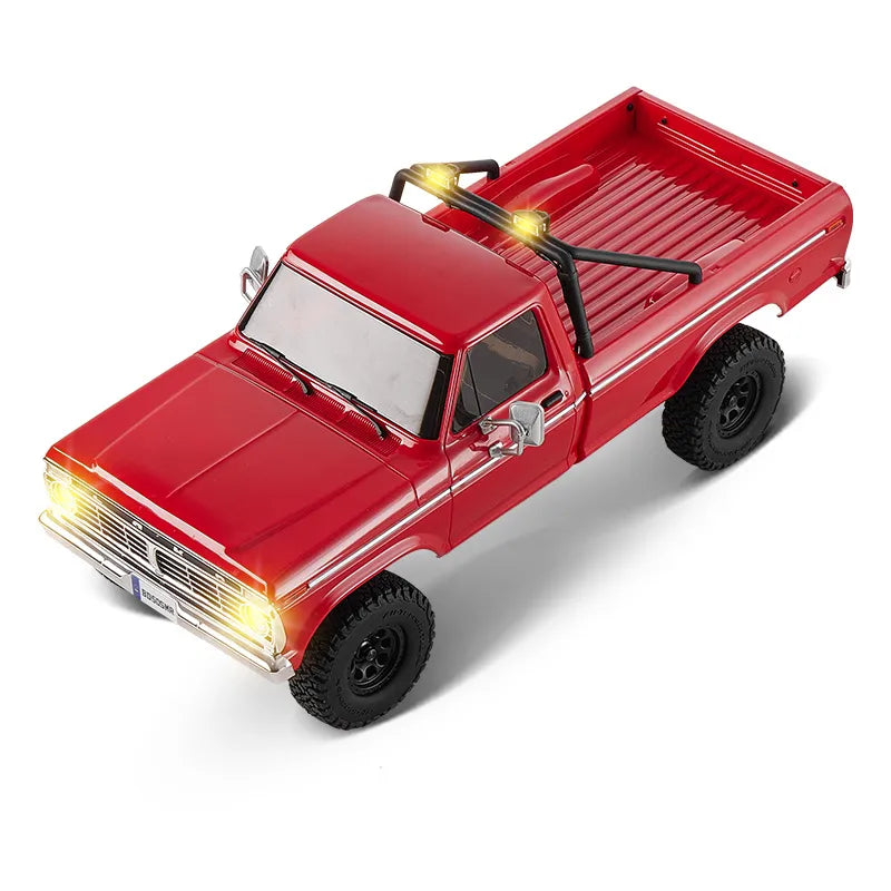 FMS FCX18 II 1:18 Ford F-100 RTR Brushed (Red) - 118L01BDRD