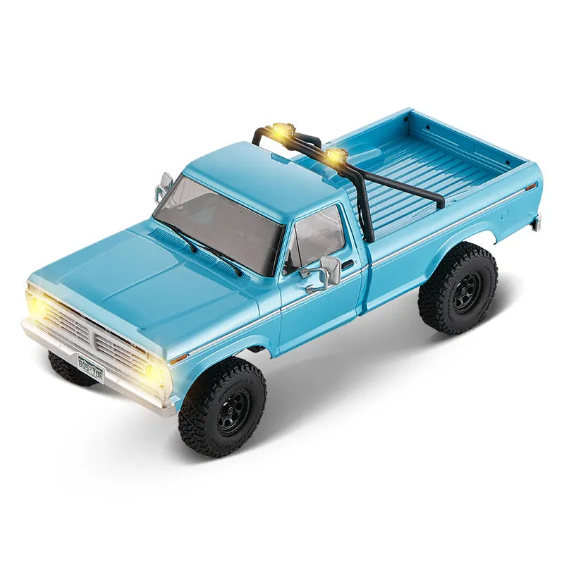 FMS FCX18 II 1:18 Ford F-100 RTR Brushed (Cerulean) - 118L01BDCRL