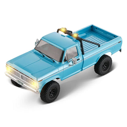 FMS FCX18 II 1:18 Ford F-100 RTR Brushed (Cerulean) - 118L01BDCRL