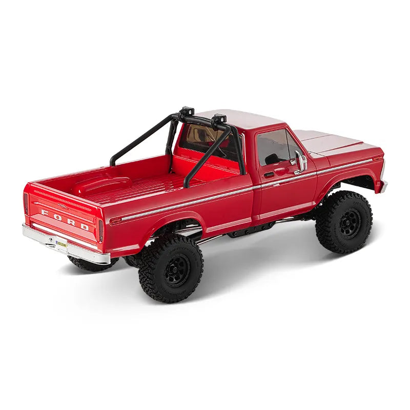 FMS FCX18 II 1:18 Ford F-100 RTR Brushed (Red) - 118L01BDRD