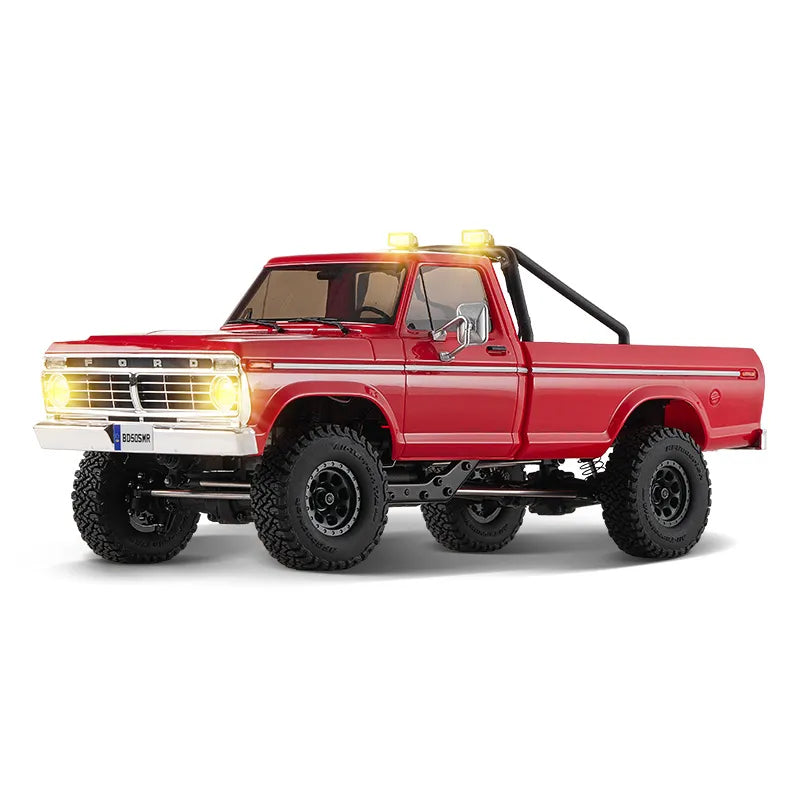 FMS FCX18 II 1:18 Ford F-100 RTR Brushed (Red) - 118L01BDRD