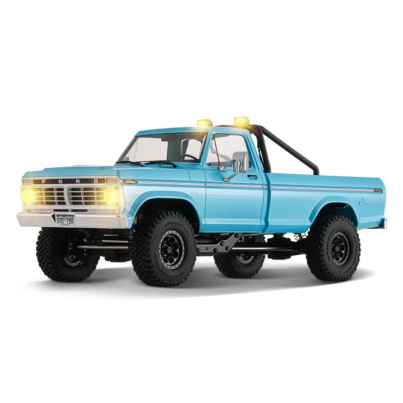 FMS FCX18 II 1:18 Ford F-100 RTR Brushed (Cerulean) - 118L01BDCRL