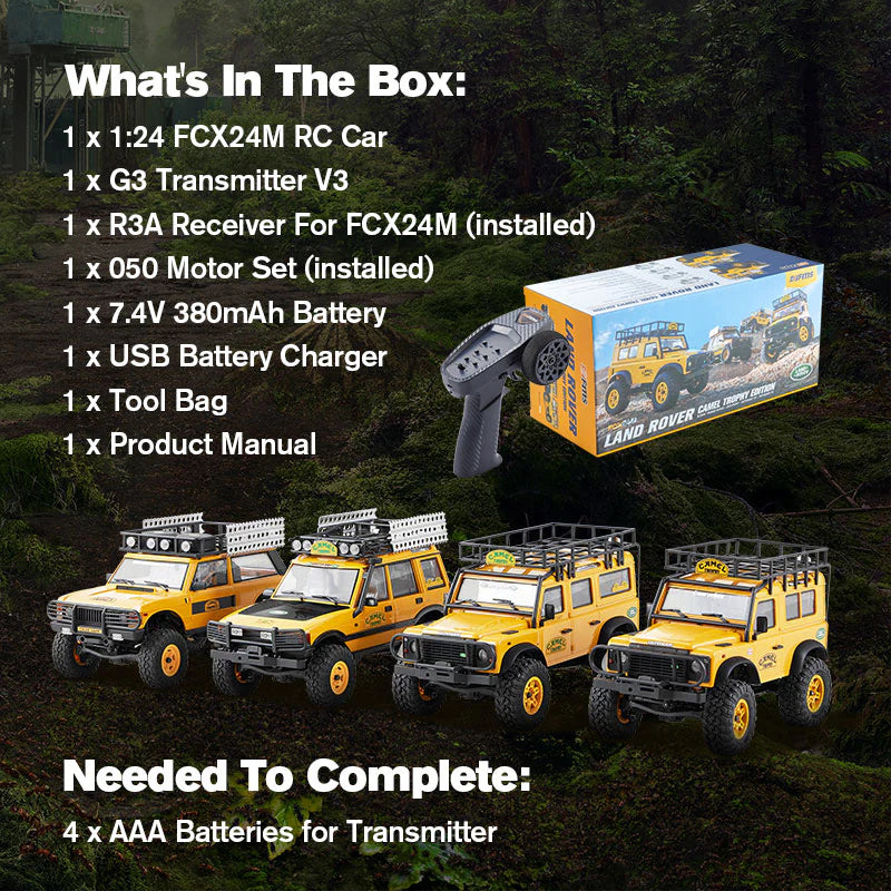 FMS FCX24M Land Rover Camel Trophy Edition 1/24 scale RTR - Range Rover