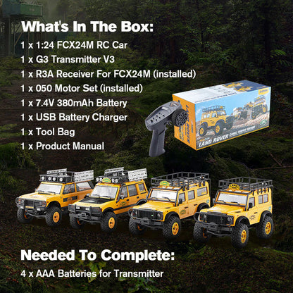 FMS FCX24M Land Rover Camel Trophy Edition 1/24 scale RTR - Range Rover