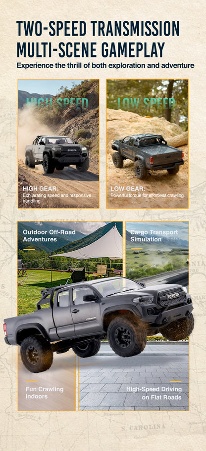 FMS FCX24M Toyota Tacoma 1/24 scale RTR (Gray) - ** Pre-Order for early December **