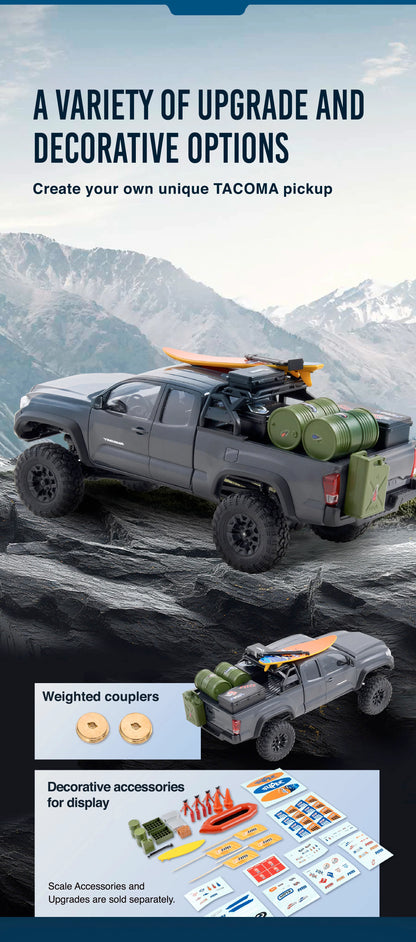 FMS FCX24M Toyota Tacoma 1/24 scale RTR (Gray) - ** Pre-Order for early December **