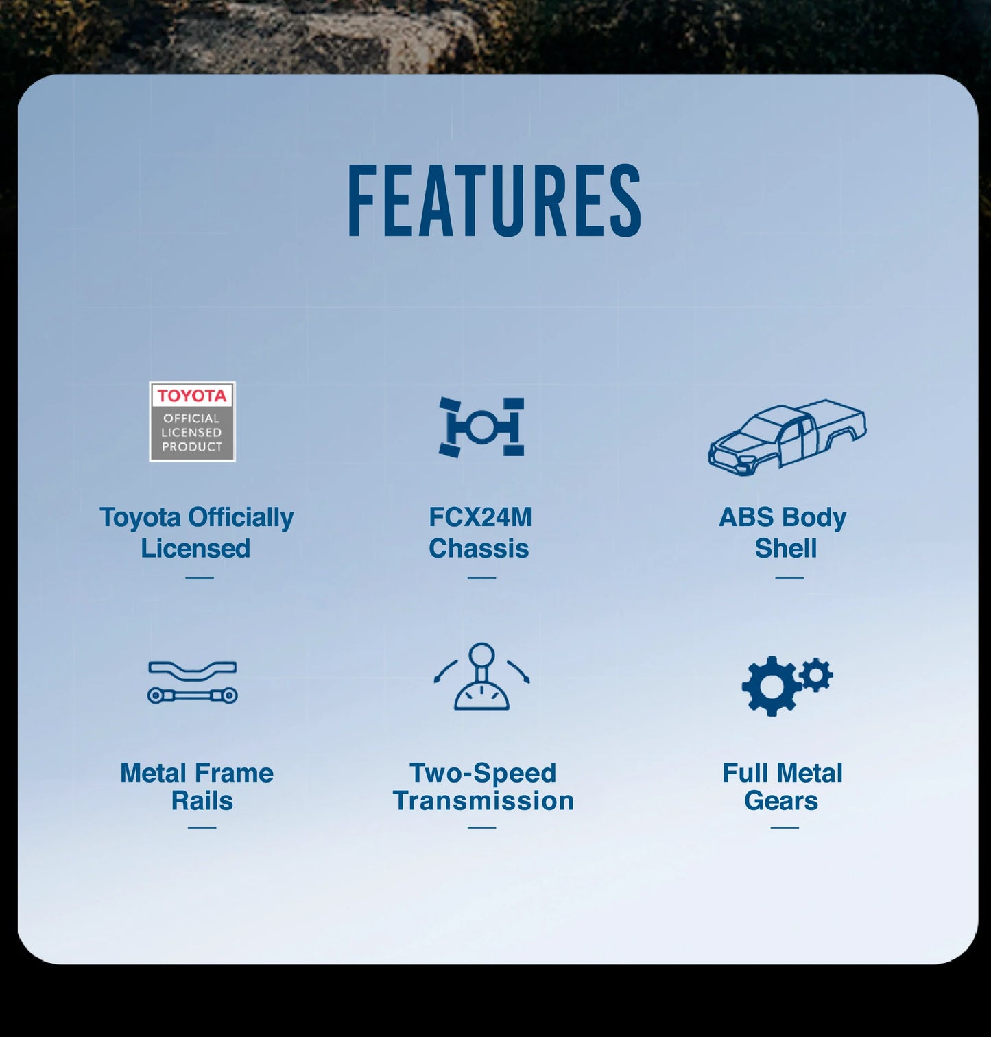 FMS FCX24M Toyota Tacoma 1/24 scale RTR (Gray) - ** Pre-Order for early December **