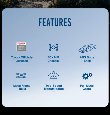 FMS FCX24M Toyota Tacoma 1/24 scale RTR (Gray) - ** Pre-Order for early December **