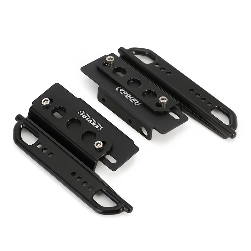 SCX24-80BK INJORA 2PCS Metal Rock Sliders Side Pedal for Axial SCX24 Jeep Wrangler Deadbolt Bronco