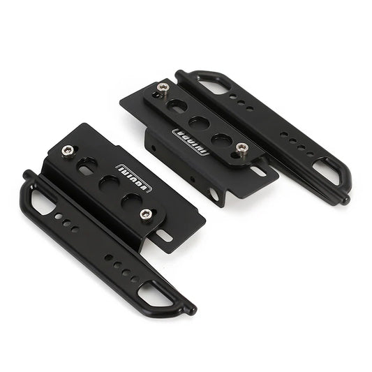 SCX24-80BK INJORA 2PCS Metal Rock Sliders Side Pedal for Axial SCX24 Jeep Wrangler Deadbolt Bronco