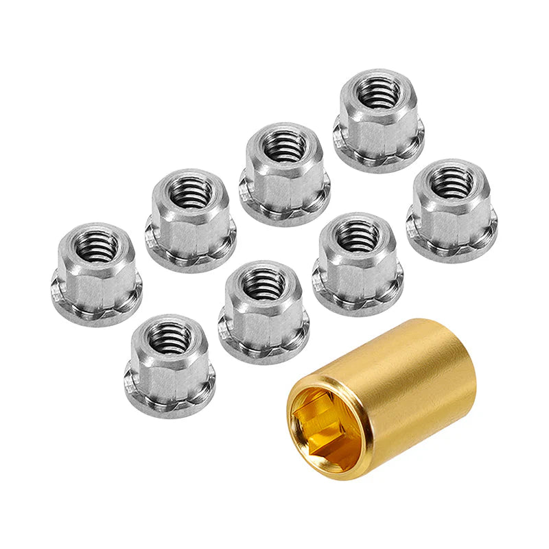 INJORA Custom M2 3.0" Wheel Nuts for SCX30 - SCX30-12-8
