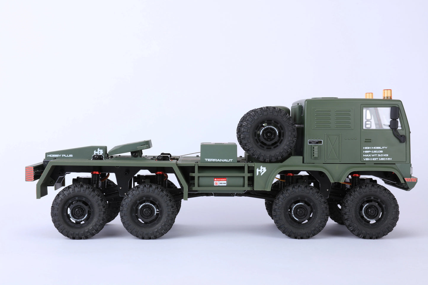 HobbyPlus CR-18P Terranaut 8X8 AWS RC Crawler - Gray
