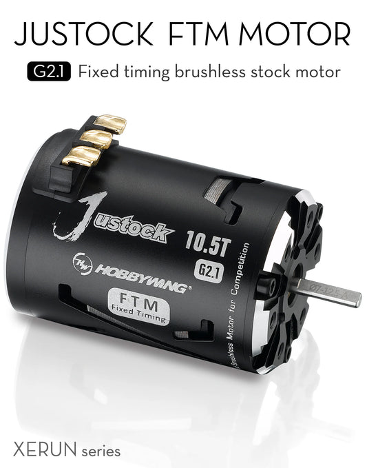 30408009 (10.5T) Hobbywing XERUN Justock 3650 SD G2.1 Sensored Brushless Motor