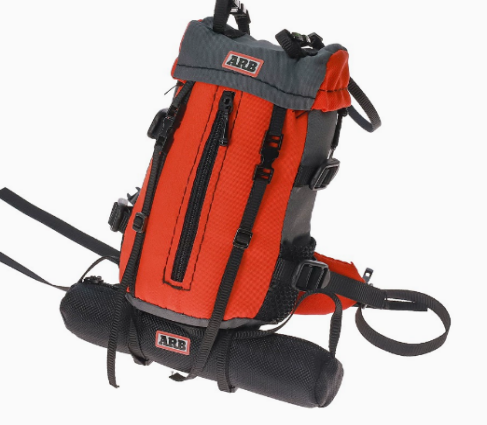HRC 1/10 Scale Crawler Accessory - Sleeping Bag Decor (Red/Black)