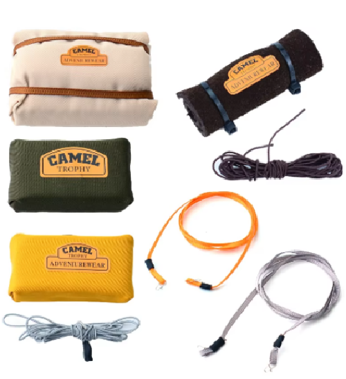 HRC 1/10 Scale Crawler Accessory - Scale Luggage Bags and Ropes set