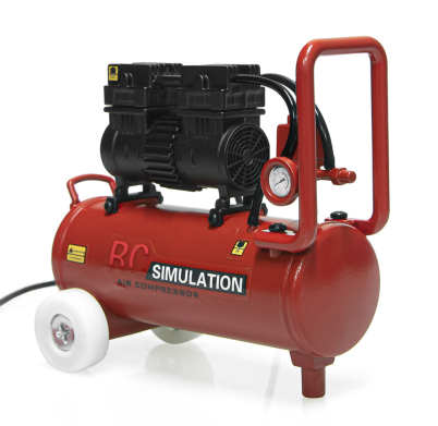 HRC 1/10 Scale Crawler Accessory - Air Compressor, metal (Red/Black)