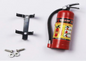 HRC 1/10 Scale Crawler Accessory - Fire Extinguisher