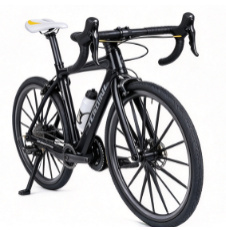HRC 1/10 Scale Crawler Accessory - Functioning Road Bike 20x12cm (Metal)