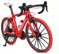 HRC 1/10 Scale Crawler Accessory - Functioning Road Bike 20x12cm (Metal)