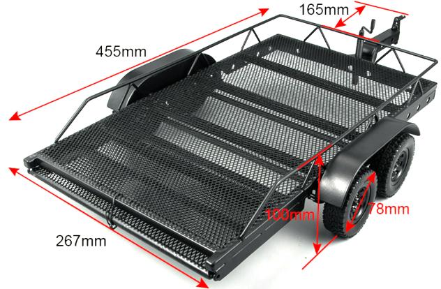 RC Trailer for 1/8 and 1/10 Cars - HRCKRSA0157