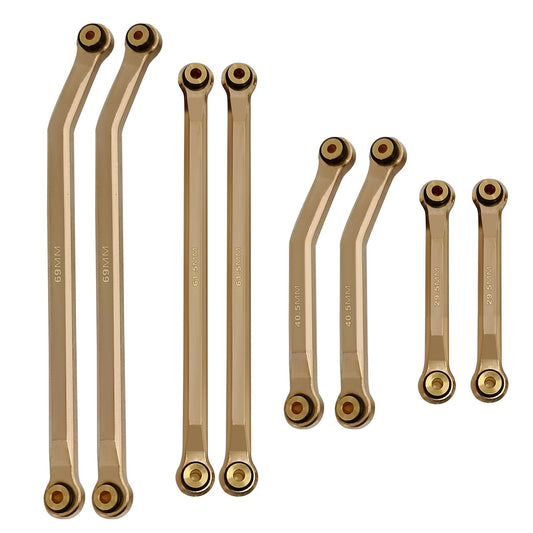 Houston RC SCX24 High Clearance Brass Links (shorter wheel base) - HRCKRSCX24140