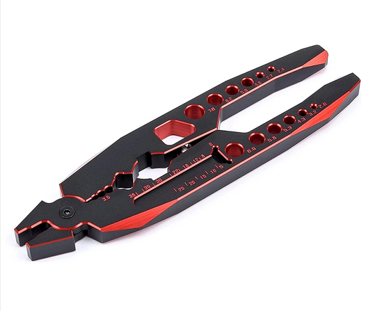 HRC Multifunction Shock Shaft Pliers, Black/Red - HRCKRTC001