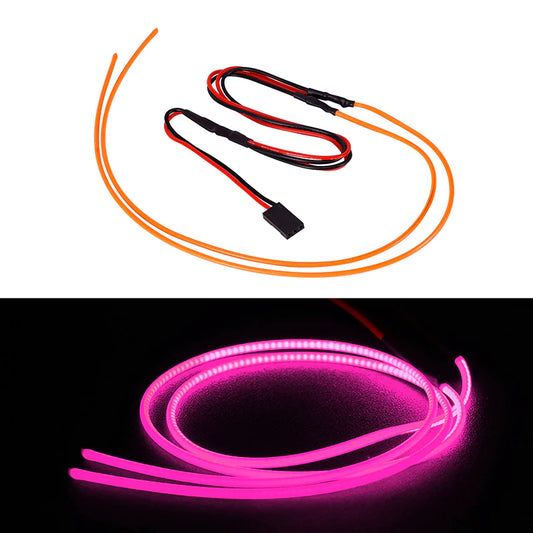 HRC Flexible Cuttable LED Strip Lights for RC Cars (Pink) - KR0094PNK