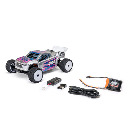 LOS-1392T2 Losi Micro-T 2S 2WD RTR Stadium Truck (Battery & Charger Included) (Silver)